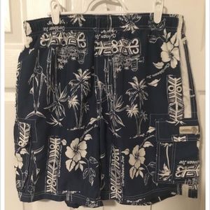 Caribbean Joe (Let Go) Lined Swim Trunks.